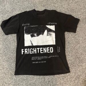 Black Graphic Tee Short Sleeve Photographic Design